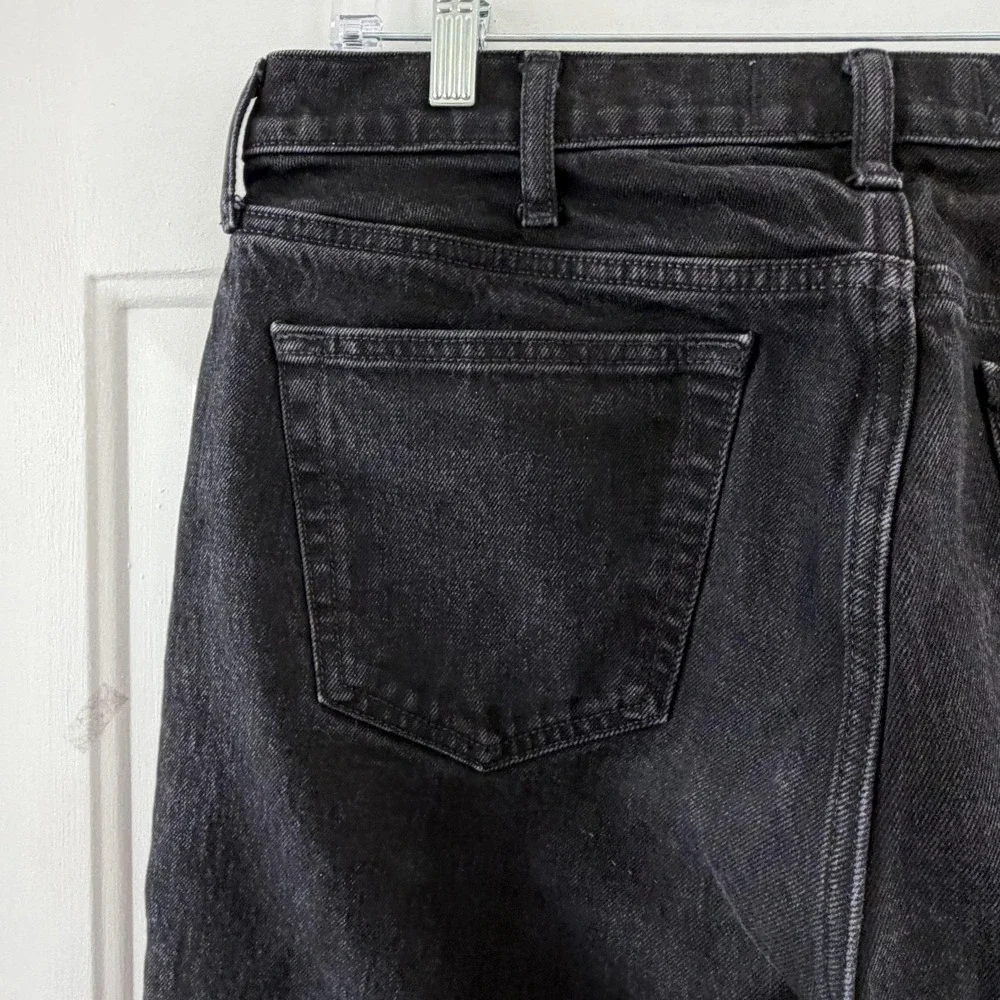 Abercrombie & Fitch 90s Slim Jeans Mens 36x33 Black A&F Vintage Stretch Denim
